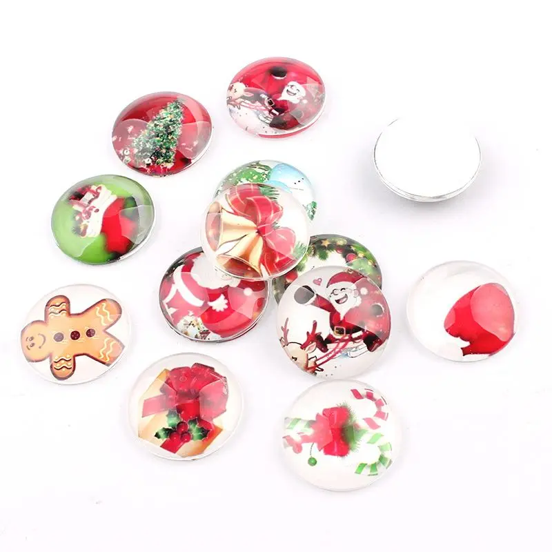 Round Glass Cabochon 10/12/16/18/20/25mm Christmas Series PhotoHandmadeCameo Connector Finding Suppies for Jewelry Clasps Craft
Round Glass Cabochon 10/12/16/18/20/25mm Christmas Series PhotoHandmadeCameo Connector Finding Suppies for Jewelry Clasps Craft