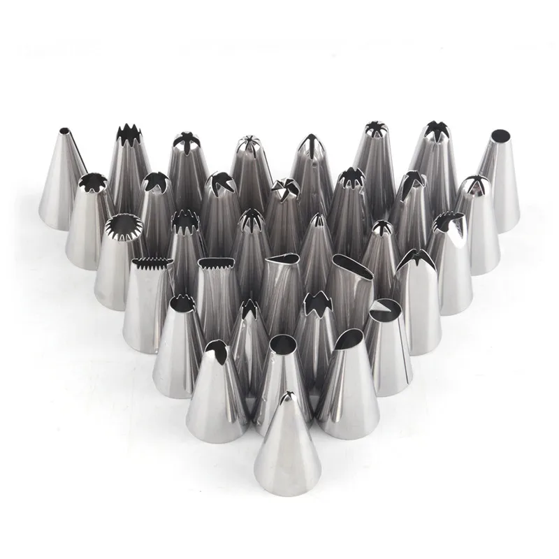 35pcs/Set Make good cakes Stainless Steel Cake Decorating Icing Pastry Piping Nozzles Tips Set
35pcs/Set Make good cakes Stainless Steel Cake Decorating Icing Pastry Piping Nozzles Tips Set