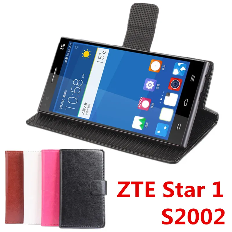 High Quality Leather Case For ZTE Star 1 S2002 Flip Cover Case With Card Slot For ZTE Star1 / S 2002 Mobile Phone Cover Cases
High Quality Leather Case For ZTE Star 1 S2002 Flip Cover Case With Card Slot For ZTE Star1 / S 2002 Mobile Phone Cover Cases
