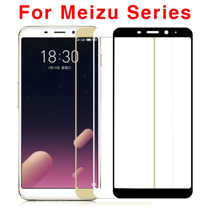For Meizu M5s Glass M6s M5c S6 A5 E2 Screen Protector Tempered Glas Protective Film Full Cover Protection Protect | Мобильные