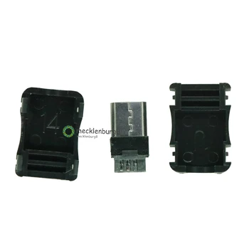 10 pieces. DIY Micro USB 5 pins T ports and connectors with a plug socket, connector with plastic cover
10 pieces. DIY Micro USB 5 pins T ports and connectors with a plug socket, connector with plastic cover