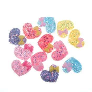 50Pcs 21x17mm Clear Resin Heart With Bow Cabochon Flatback Decoration Crafts Embellishments For Scrapbooking Diy Accessories
50Pcs 21x17mm Clear Resin Heart With Bow Cabochon Flatback Decoration Crafts Embellishments For Scrapbooking Diy Accessories