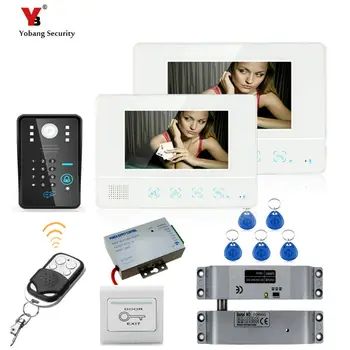 Yobang Security 7 Inch TFT Touch Screen Video Door Phone Doorbell Intercom Kit 1-camera 2-monitor Night Video Intercom
Yobang Security 7 Inch TFT Touch Screen Video Door Phone Doorbell Intercom Kit 1-camera 2-monitor Night Video Intercom