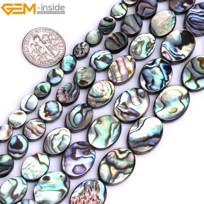 Gem-inside 6-12mm 15inch Natural Flat Oval Abalone Beads For Jewelry Making Bracelet Necklace Earring Gift DIY Beads
Gem-inside 6-12mm 15inch Natural Flat Oval Abalone Beads For Jewelry Making Bracelet Necklace Earring Gift DIY Beads