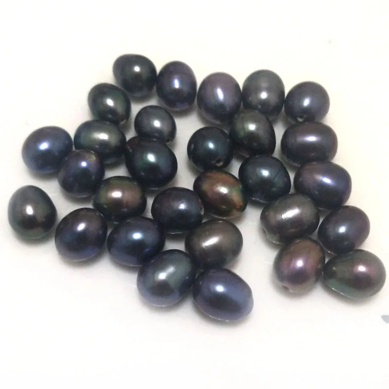 10 Pcs 7-8mm AAA Natural High Luster Half Hole Black Freshwater Raindrop Loose Pearls
10 Pcs 7-8mm AAA Natural High Luster Half Hole Black Freshwater Raindrop Loose Pearls