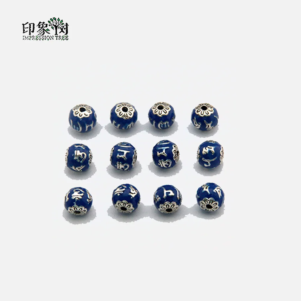 5/10pcs/LOT 9*10 mm Cloisonne Engraved Blue Spherical Zinc Alloy Metal Enamel beads For DIY Jewelry Making Bracelets 1035 
5/10pcs/LOT 9*10 mm Cloisonne Engraved Blue Spherical Zinc Alloy Metal Enamel beads For DIY Jewelry Making Bracelets 1035