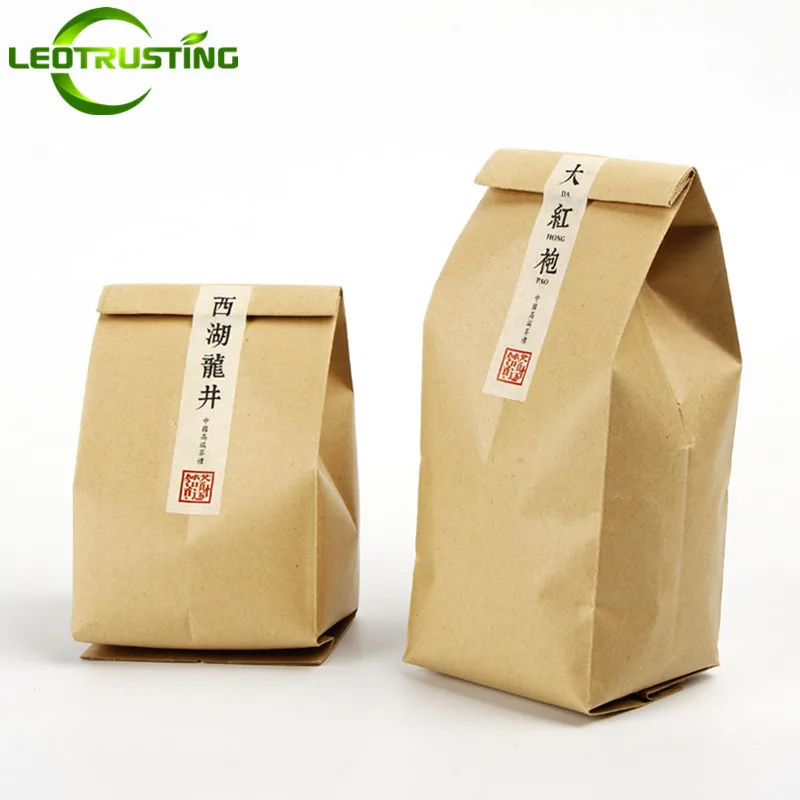 Leotrusting 100pcs Kraft Paper Side Gussets Bag Take-out Snack Cookie Tea Packaging Paper Storage Bag Open Top Heat Sealing Bag
Leotrusting 100pcs Kraft Paper Side Gussets Bag Take-out Snack Cookie Tea Packaging Paper Storage Bag Open Top Heat Sealing Bag