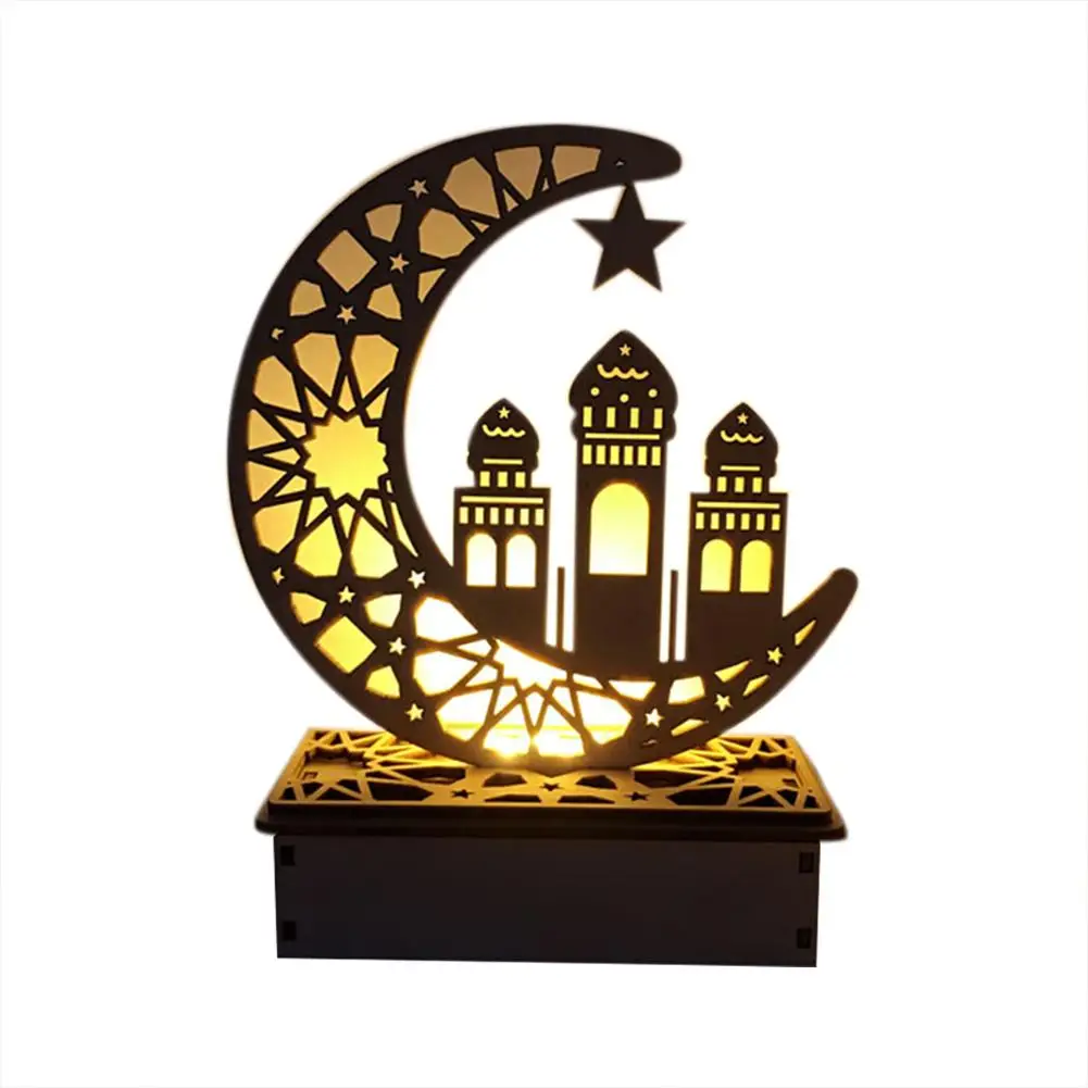 DIY LED Wooden Moon Lamp Led String Light Festival Palace Decorative Lighting for Muslim Islam Eid Mubarak Ramadan
DIY LED Wooden Moon Lamp Led String Light Festival Palace Decorative Lighting for Muslim Islam Eid Mubarak Ramadan