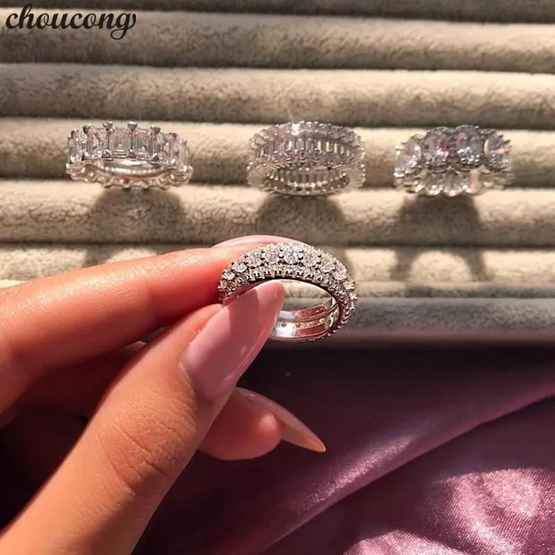 choucong 2019 Eternity Lady Promise Ring 5A Zircon cz 925 Sterling Silver Engagement Wedding Band Rings for women Party Jewelry
choucong 2019 Eternity Lady Promise Ring 5A Zircon cz 925 Sterling Silver Engagement Wedding Band Rings for women Party Jewelry
