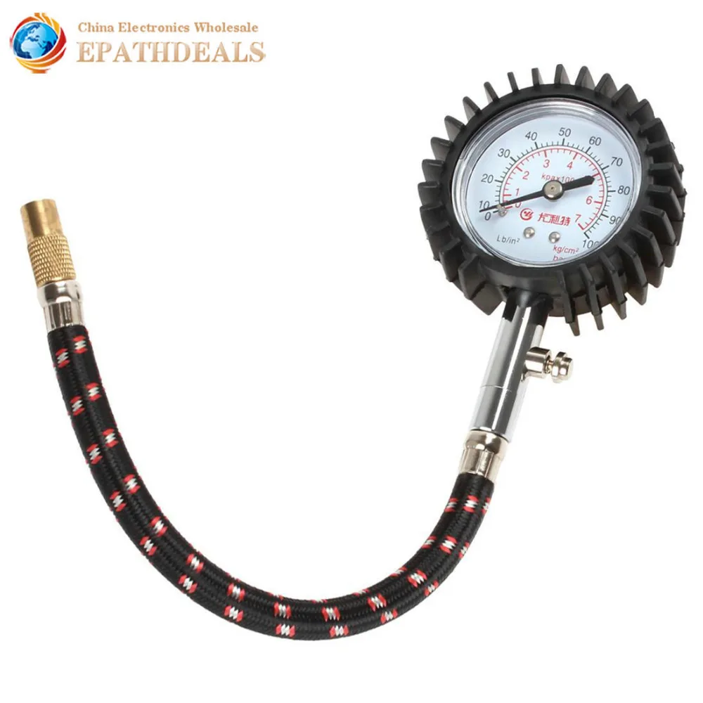 

UNIT YD-6026 0-100 PSI Dial Gauge Meter Accurate Car Vehicle Motorcycle Tire Air Pressure Gauge