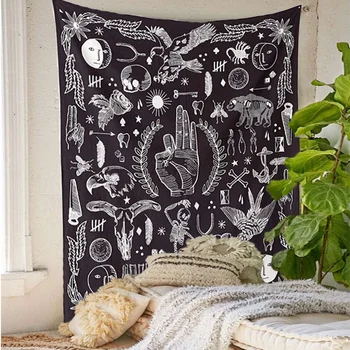 OK Eagle Bear Skull Hanging Tapestry Halloween New Design Black White Mandala Hippie Boho Tapestry Bohemian Beach Towel
OK Eagle Bear Skull Hanging Tapestry Halloween New Design Black White Mandala Hippie Boho Tapestry Bohemian Beach Towel
