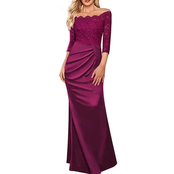 Women Spring Summer Dress Casual Slim Long Black Lace Mermaid Dress Female Eelgant Sexy Off Shoulder Maxi Party Dresses
Women Spring Summer Dress Casual Slim Long Black Lace Mermaid Dress Female Eelgant Sexy Off Shoulder Maxi Party Dresses