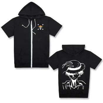 Women Hoodies One Piece Strawhat Pirate Luffy Skull Hooded Sweatshirt Short Sleeves Jersey Hoodie Pocket Zip-Up Tops Autumn Coat
Women Hoodies One Piece Strawhat Pirate Luffy Skull Hooded Sweatshirt Short Sleeves Jersey Hoodie Pocket Zip-Up Tops Autumn Coat