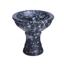 Fumer Dogo 8.5cm hauteur narguilé bol diamètre supérieur environ 8.6cm céramique un trou narguilé tête Shisha bol(China)