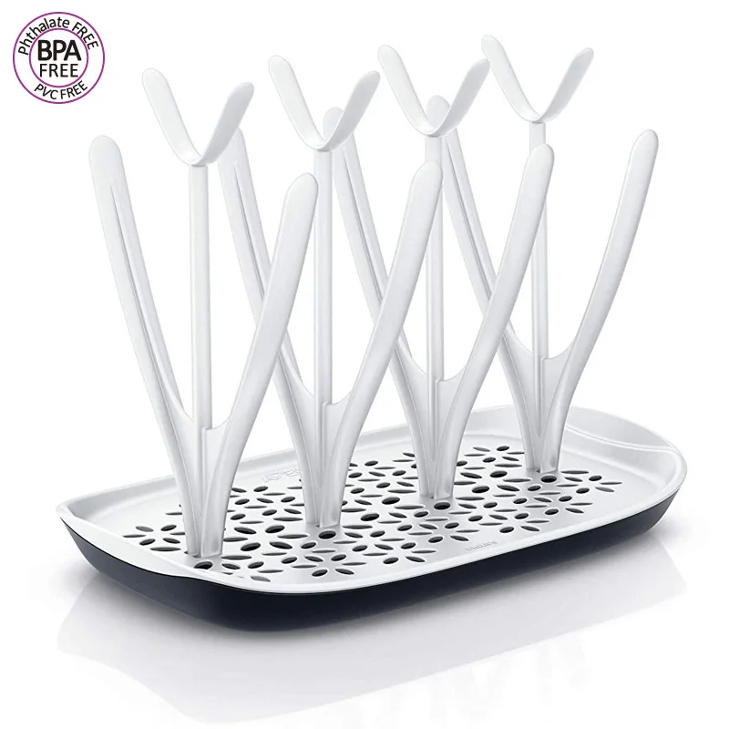 Baby Bottle Drying Rack for Toddler Sippy Cups Bottle Nipples Accessories White Pacifier Feeding Cup Holder Shelf Easy Clean
Baby Bottle Drying Rack for Toddler Sippy Cups Bottle Nipples Accessories White Pacifier Feeding Cup Holder Shelf Easy Clean