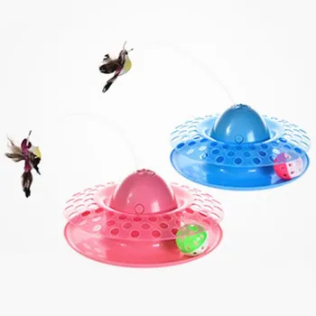3 in 1 Turntable Ball Pet Cat Toys Kitten Play Cat Toy Electric Rotating Butterfly Bird Fly Steel Wire Teaser Pet Toys For Cats
3 in 1 Turntable Ball Pet Cat Toys Kitten Play Cat Toy Electric Rotating Butterfly Bird Fly Steel Wire Teaser Pet Toys For Cats