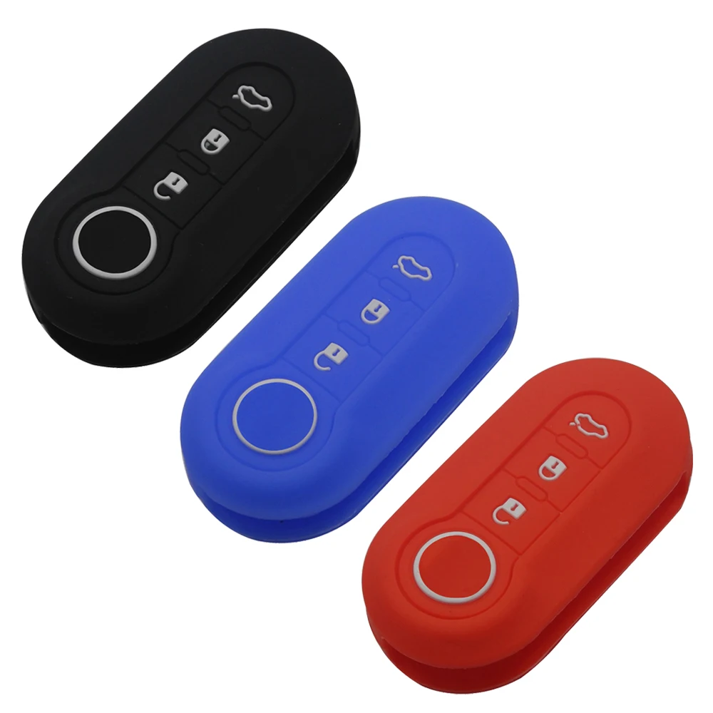 jingyuqin New Flip Remote Car Key Fob Silicone Case Cover Protector For Fiat 500 Panda Punto Bravo 3 Button Auto Accessories
jingyuqin New Flip Remote Car Key Fob Silicone Case Cover Protector For Fiat 500 Panda Punto Bravo 3 Button Auto Accessories