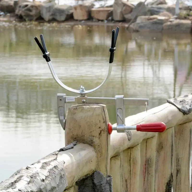 Aluminium Alloy Raft Boat Fishing Rod Pole Bracket Clamp Clip Stander Holder Fishing Tackle Tool
Aluminium Alloy Raft Boat Fishing Rod Pole Bracket Clamp Clip Stander Holder Fishing Tackle Tool