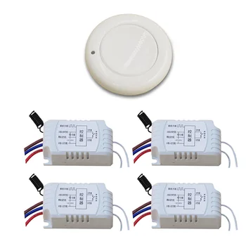 Special Offer 220V 1CH RF Wireless Light Lamp LED ON OFF Switch Wireless 4Receiver& Transmitter Momenrary Toggle Latched 315/433
Special Offer 220V 1CH RF Wireless Light Lamp LED ON OFF Switch Wireless 4Receiver& Transmitter Momenrary Toggle Latched 315/433