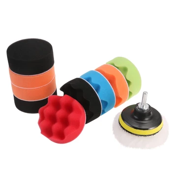 12pcs 3-inch Polishing Pads Sponge & Woolen Polishing Waxing Buffing Pads Auto Car with M10 Drill Adapter
12pcs 3-inch Polishing Pads Sponge & Woolen Polishing Waxing Buffing Pads Auto Car with M10 Drill Adapter