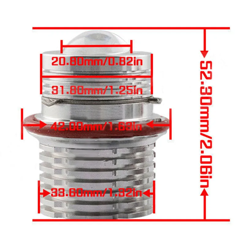 2pcs/set 120W LED Angel Eyes Marker Light Bulb Error Free for B-M-W E39 E60 E63 E53