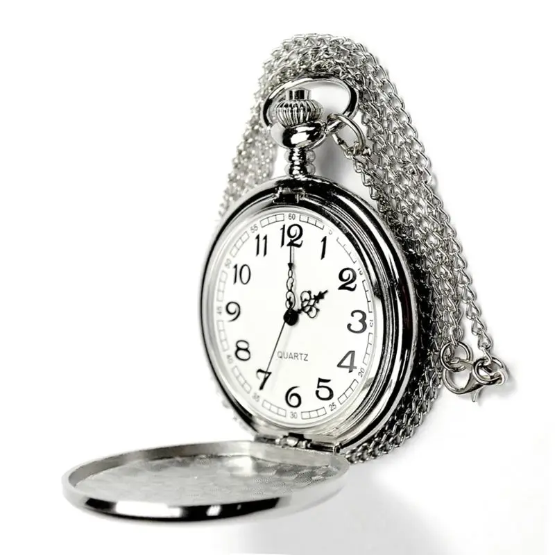 Pocket Watch Silver Quartz Luxury Watches Women Chain Pendant Collar Necklace Jewelry Simple Fashion Creative Charm Gifts Vintag
Pocket Watch Silver Quartz Luxury Watches Women Chain Pendant Collar Necklace Jewelry Simple Fashion Creative Charm Gifts Vintag