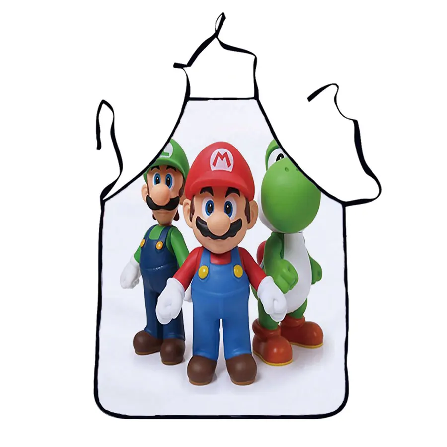 Cartoon Super Mario Apron Sleeveless Waterproof Anti-oil Aprons Kitchen Cooking Waist Bib Creative Women Apron BBQ Household
Cartoon Super Mario Apron Sleeveless Waterproof Anti-oil Aprons Kitchen Cooking Waist Bib Creative Women Apron BBQ Household