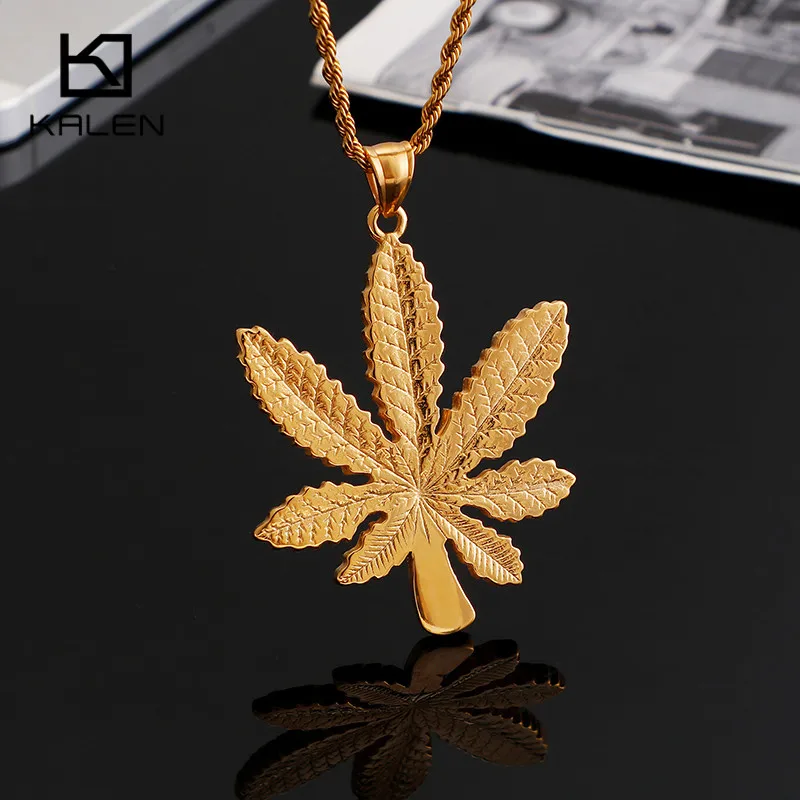 KALEN Stainless Steel Gold Maple Leaf Pendant Necklace For Men Women Rose Gold / Silver Chain Necklace Jewelry Accessory
KALEN Stainless Steel Gold Maple Leaf Pendant Necklace For Men Women Rose Gold / Silver Chain Necklace Jewelry Accessory