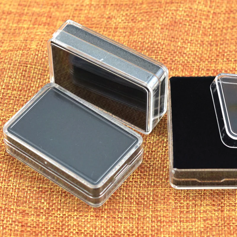 De Bijoux 18pcs Black Sponge Earring Studs,Pendant,Trinket Plastic Case Box Showcase box,favor boxes,party gift boxes 2.28x1.49"
De Bijoux 18pcs Black Sponge Earring Studs,Pendant,Trinket Plastic Case Box Showcase box,favor boxes,party gift boxes 2.28x1.49"