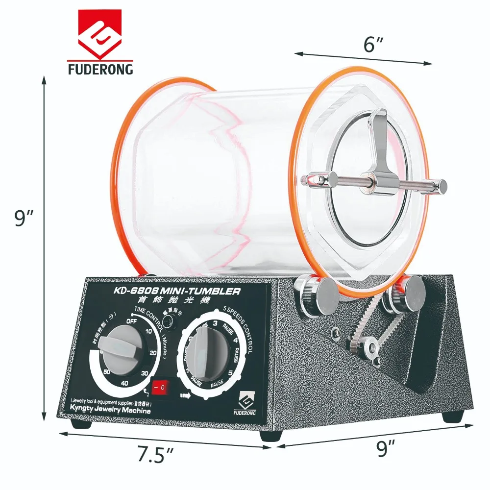New! KD-6808 capacity 3kg Rotary Tumbler polishing machine jewelry polisher rotary finishing
New! KD-6808 capacity 3kg Rotary Tumbler polishing machine jewelry polisher rotary finishing