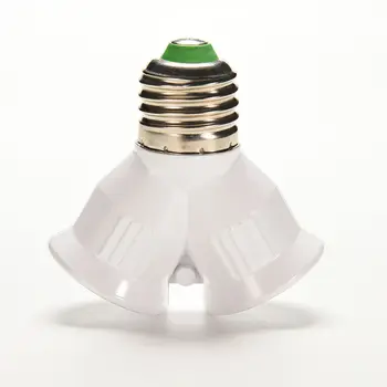 White Lamp Bulb Base Socket E27 Lamps Holder Converter Bulb Lighting 1 to 2 Splitter Adapt Converter E27 LED Halogen Light
White Lamp Bulb Base Socket E27 Lamps Holder Converter Bulb Lighting 1 to 2 Splitter Adapt Converter E27 LED Halogen Light