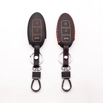 Latest car leather key case keyboard cover For Nissan Qashqai Pathfinder Versa Tidda Murano Rogue X-Trail Smart Car Key shell
Latest car leather key case keyboard cover For Nissan Qashqai Pathfinder Versa Tidda Murano Rogue X-Trail Smart Car Key shell
