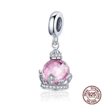 MOWIMO 100% 925 Sterling Silver Crown Pink Crystal Charms Beads Fit Original Silver Bracelet Pendant Wedding Jewelry BKC1132
MOWIMO 100% 925 Sterling Silver Crown Pink Crystal Charms Beads Fit Original Silver Bracelet Pendant Wedding Jewelry BKC1132