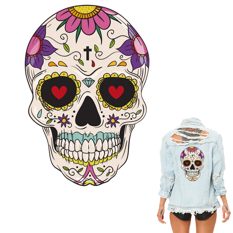 Colife Halloween Skull Patches For Clothing DIY Clothes Decoration Patch A-level Washable Heat Press Appliques
Colife Halloween Skull Patches For Clothing DIY Clothes Decoration Patch A-level Washable Heat Press Appliques