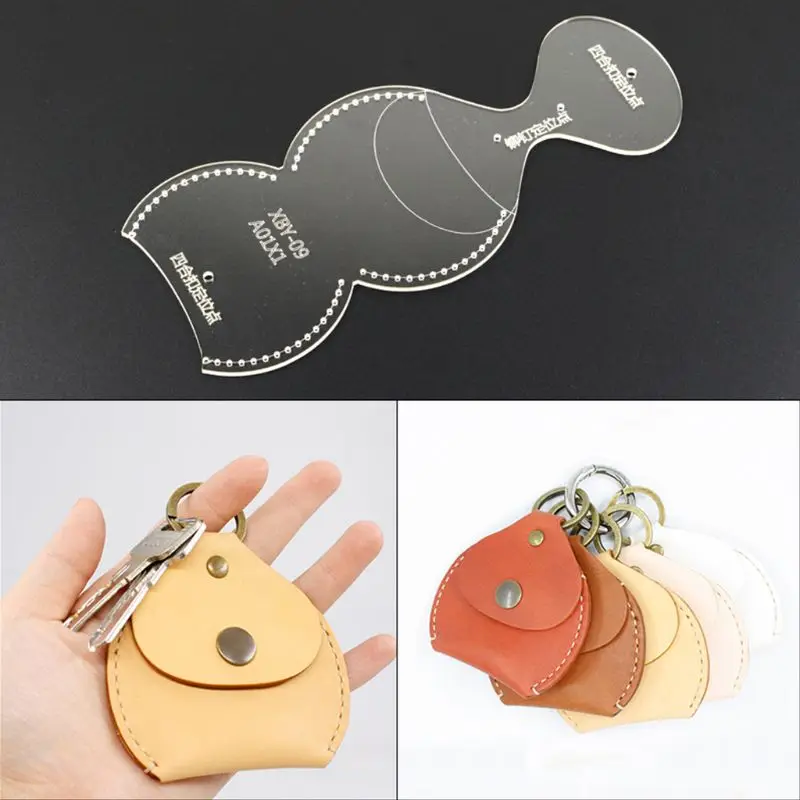 Acrylic Clear DIY Tool Leather Mini Wallet Coin Purse Pattern Stencil Template Mold Leathercraft
Acrylic Clear DIY Tool Leather Mini Wallet Coin Purse Pattern Stencil Template Mold Leathercraft