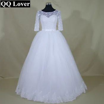 QQ Lover 2019 New Half Sleeves Pearls Beaded Lace Wedding Dresses Custom-made Vestido De Novia
QQ Lover 2019 New Half Sleeves Pearls Beaded Lace Wedding Dresses Custom-made Vestido De Novia
