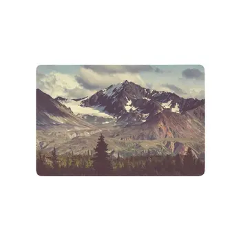 Alaska Snowy Mountain Anti-slip Door Mat Home Decor, Winter Landscape Indoor Outdoor Entrance Doormat Rubber
Alaska Snowy Mountain Anti-slip Door Mat Home Decor, Winter Landscape Indoor Outdoor Entrance Doormat Rubber