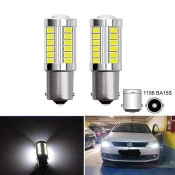 2x BA15S 1156 P21W S25 33SMD 5730 LED Lamp Daytime Running Lights DRL LED External Lights for VW Transporter T5 T6 2010-2015
2x BA15S 1156 P21W S25 33SMD 5730 LED Lamp Daytime Running Lights DRL LED External Lights for VW Transporter T5 T6 2010-2015