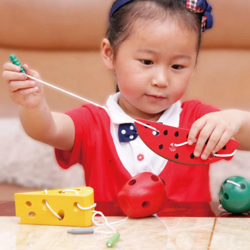 New Mouse Thread Cheese Caterpillar Eats Watermelon Wooden Baby Toys for Baby Infant Early Educational Toys
New Mouse Thread Cheese Caterpillar Eats Watermelon Wooden Baby Toys for Baby Infant Early Educational Toys
