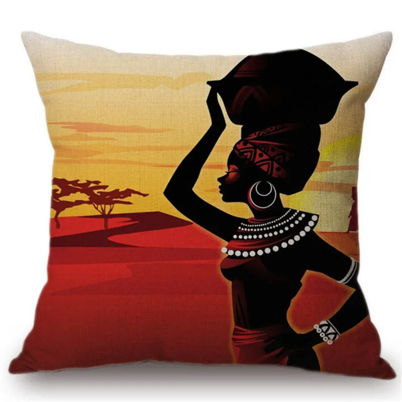 Africa Painting Art African Impression Exotic Decoration Style Sofa Throw Pillow Cover Cotton Linen Oil Painting Cushion Cover
Africa Painting Art African Impression Exotic Decoration Style Sofa Throw Pillow Cover Cotton Linen Oil Painting Cushion Cover