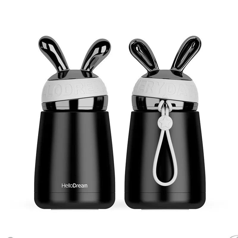 Black stainless steel thermos mug rabbit vacuum insulated girl women thermo and office cup small to portable into bag lovely ear
Black stainless steel thermos mug rabbit vacuum insulated girl women thermo and office cup small to portable into bag lovely ear