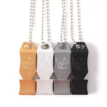 Aluminum Alloy Dual Frequency Survival Whistle All In One Dual Holes Camping Whistle Gold Sliver Gray And Black Color Easy Carry
Aluminum Alloy Dual Frequency Survival Whistle All In One Dual Holes Camping Whistle Gold Sliver Gray And Black Color Easy Carry