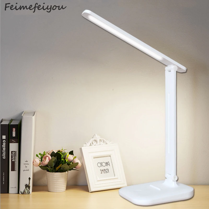 Feimefeiyou LED lamparas modernas Touch Dimming Foldable Reading Light USB Charging Eye Protection Led Table business desk lamp
Feimefeiyou LED lamparas modernas Touch Dimming Foldable Reading Light USB Charging Eye Protection Led Table business desk lamp
