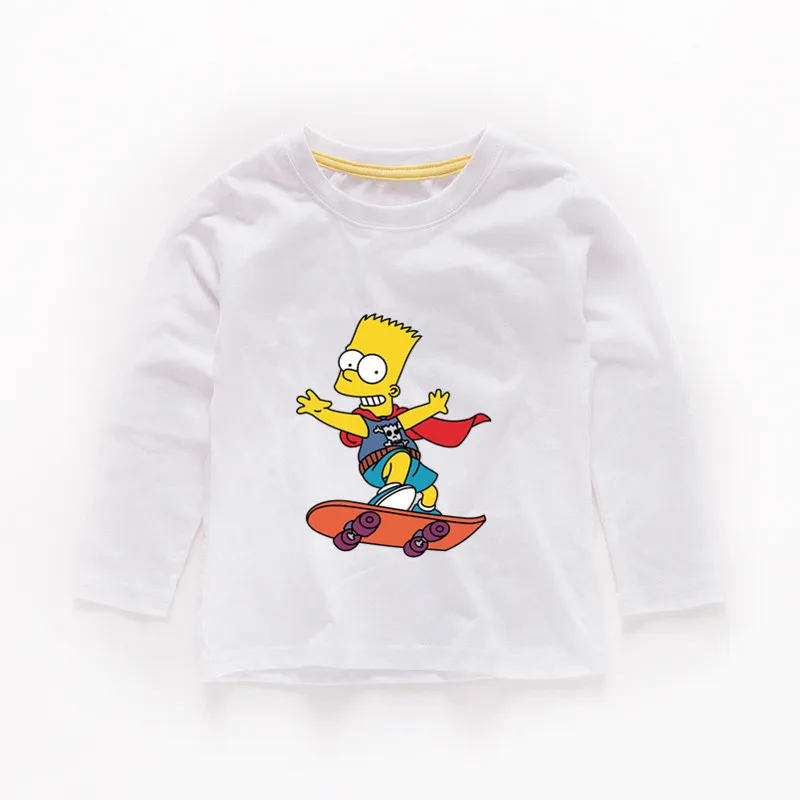 2T-12T Children's simpson For Baby Girls Tops Tees Toddler Boys Clothing Long Sleeve Kids Clothes T Shirt b204
2T-12T Children's simpson For Baby Girls Tops Tees Toddler Boys Clothing Long Sleeve Kids Clothes T Shirt b204