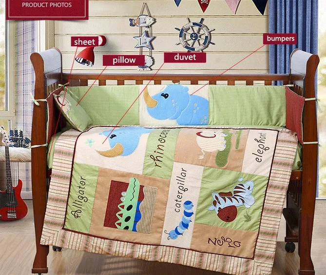 4PCS embroidery cot bedding set baby bed cot sheets cuna baby bumper,include(bumper+duvet+sheet+pillow)
4PCS embroidery cot bedding set baby bed cot sheets cuna baby bumper,include(bumper+duvet+sheet+pillow)