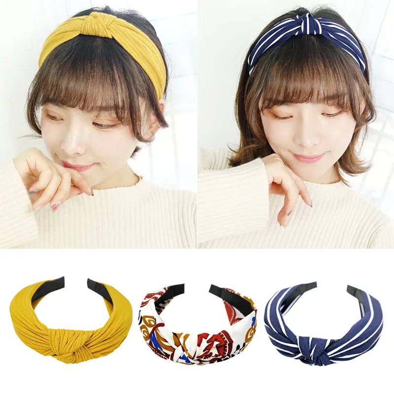 Women Knot Turban Headband Elastic Hairband Hair Accessories for Girls No Slip Stay on Knotted Head band Hair Band for Female
Women Knot Turban Headband Elastic Hairband Hair Accessories for Girls No Slip Stay on Knotted Head band Hair Band for Female