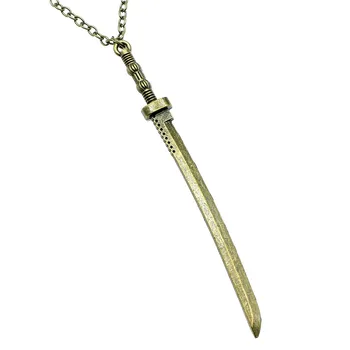 2 Pieces Necklaces For Women Katana Pendant Necklace 107x10mm 2 Colors Antique Bronze Silver Plated Color Vintage Jewelry
2 Pieces Necklaces For Women Katana Pendant Necklace 107x10mm 2 Colors Antique Bronze Silver Plated Color Vintage Jewelry