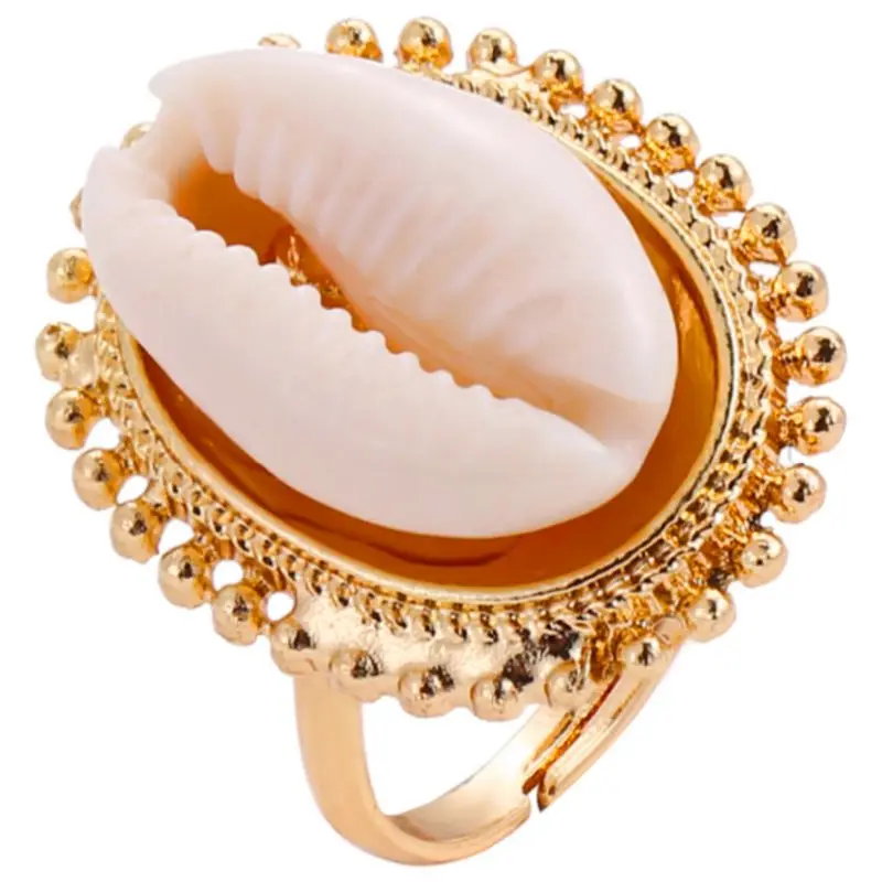 Ladies Vintage Gold Shell Ring Bohemian Glamour Finger Ring Female Party Adjustable Ring Ring Jewelry Gift
Ladies Vintage Gold Shell Ring Bohemian Glamour Finger Ring Female Party Adjustable Ring Ring Jewelry Gift