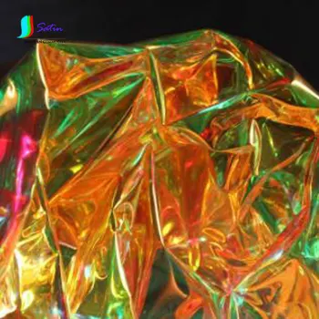 Champagne Gold Mirror TPU Phantom Laser Seven Color Fluorescent Clothing Waterproof Cloth Is Better Than PVC Leather S0138M
Champagne Gold Mirror TPU Phantom Laser Seven Color Fluorescent Clothing Waterproof Cloth Is Better Than PVC Leather S0138M
