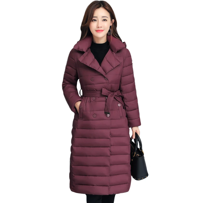 2019 New Design Women Winter Jacket Turn-down Collar With Belt Elegant Female Coat Outwear Padded Long Womens Parka Parkas
2019 New Design Women Winter Jacket Turn-down Collar With Belt Elegant Female Coat Outwear Padded Long Womens Parka Parkas